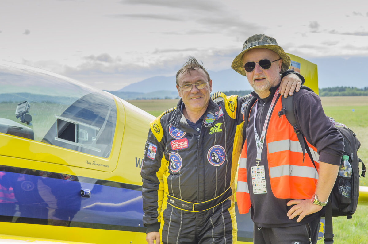 Z Uwe Zimmermannem na Pikniku Lotniczym w Nowym Targu – VIII’2016 r.